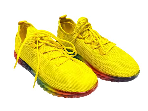 Shoes Athletic By Wanted In Yellow, Size: 10 For Sale