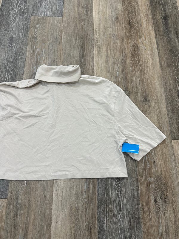 Top Short Sleeve By Zara In Cream, Size: M Supply