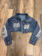 Jacket Other By Clothes Mentor In Blue Denim, Size: S Discount