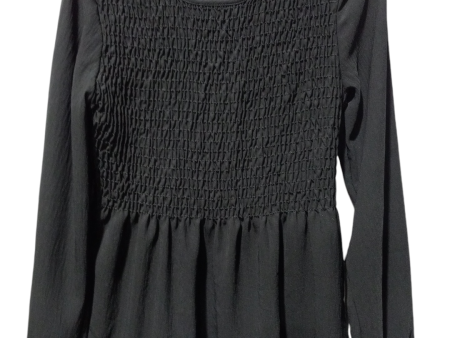 Blouse Long Sleeve By Vanilla Bay In Black, Size: L For Cheap