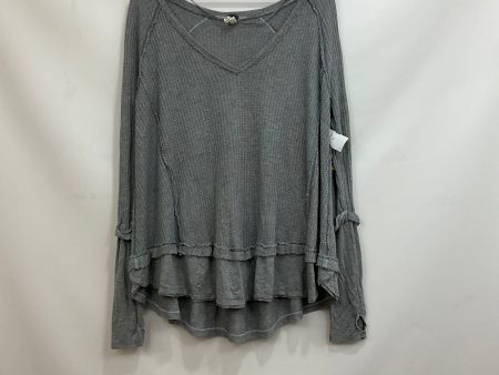 Top Long Sleeve By We The Free In Grey, Size: S For Discount