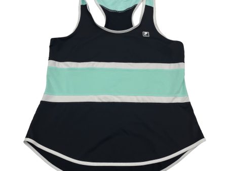 BLACK ATHLETIC TANK TOP by FILA Size:L Online