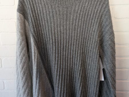 Sweater By Simply Vera In Grey, Size: Xl Discount