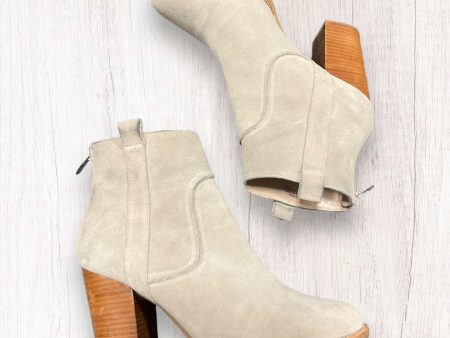 Taupe Boots Ankle Heels French Connection, Size 11 Discount