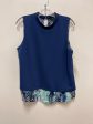 Top Sleeveless By Investments In Blue & Green, Size: L Online now