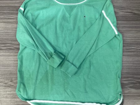 Sweater By Tommy Hilfiger In Green, Size: Xs on Sale