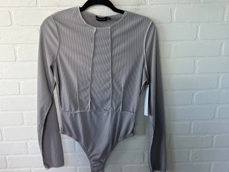 Bodysuit By Pretty Little Thing In Grey, Size: M Hot on Sale