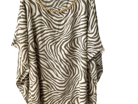 Top Sleeveless Designer By Michael By Michael Kors In Animal Print, Size: 2x Discount