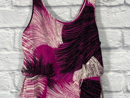 Top Sleeveless By Anthropologie In Black & Purple, Size: S Online Hot Sale