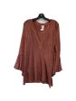 Top 2pc Long Sleeve By Chicos In Rust, Size: S Online Sale