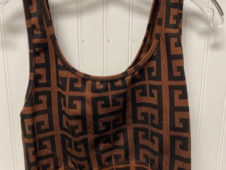 Athletic Tank Top By New Look In Brown, Size: 2x For Sale