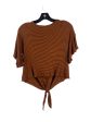 Top Short Sleeve By Clothes Mentor In Brown, Size: M Online