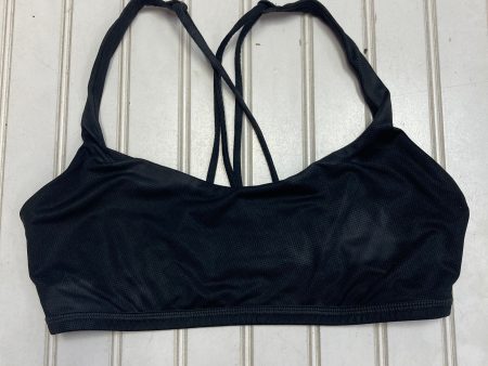 Athletic Bra By Lululemon In Black & Grey, Size: 6 Online now