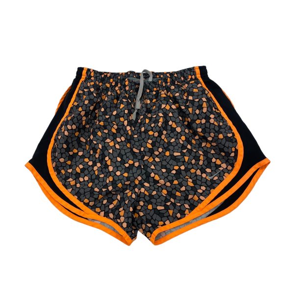 GREY & ORANGE ATHLETIC SHORTS by NIKE APPAREL Size:S For Sale