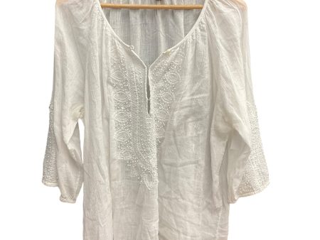 Top 3 4 Sleeve By Tommy Bahama In White, Size: Xl Online Hot Sale