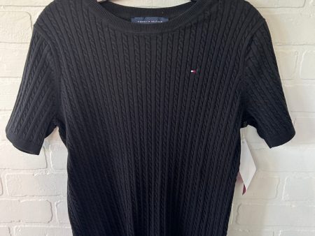 Sweater Short Sleeve By Tommy Hilfiger In Navy, Size: M Cheap