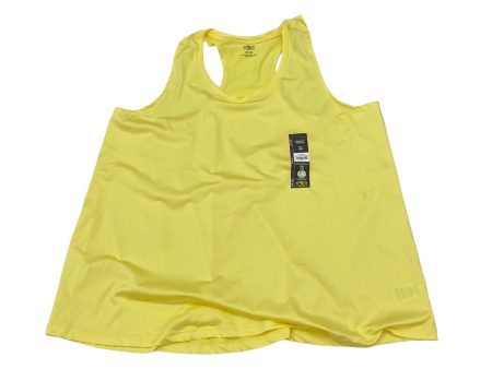 YELLOW ATHLETIC TANK TOP by ATHLETIC WORKS Size:2X For Cheap