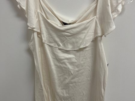 Top Sleeveless By Ann Taylor In Cream, Size: M Sale