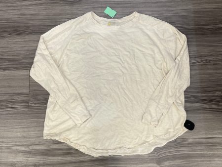 Top Long Sleeve By Zella In Cream, Size: Xl Online Hot Sale