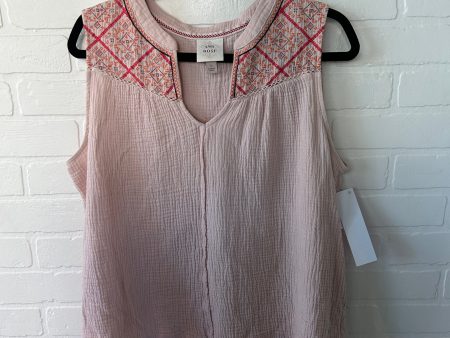 Top Sleeveless By Knox Rose In Pink, Size: L Discount