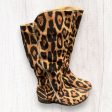 Animal Print Boots Knee Flats Clothes Mentor, Size 6.5 Online