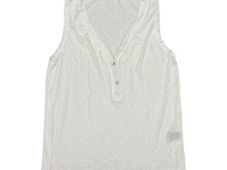 WHITE TOP SLEEVELESS by POL Size:L Online now