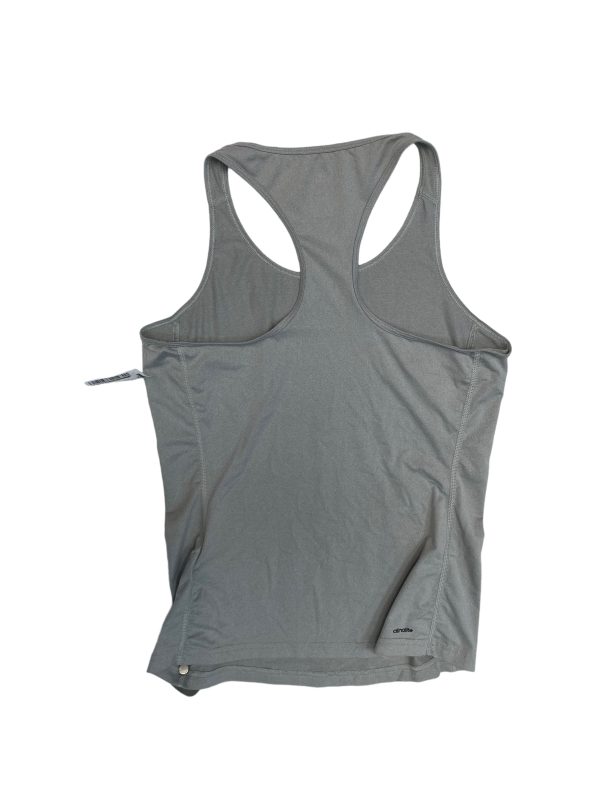 Athletic Tank Top By Adidas In Grey, Size: Xs Online