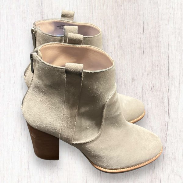 Taupe Boots Ankle Heels French Connection, Size 11 Discount