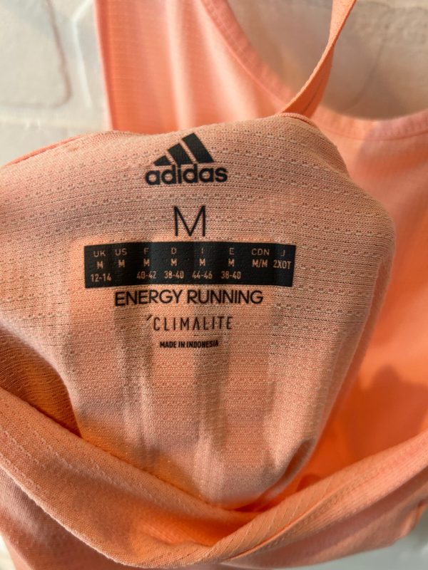 Athletic Tank Top By Adidas In Peach, Size: M For Cheap