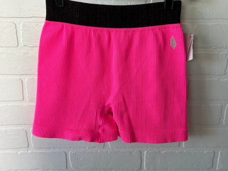 Athletic Shorts By Free People In Black & Pink, Size: 8 Sale