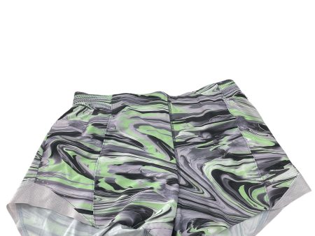 Athletic Shorts By Lululemon In Green & Grey, Size: 12 For Sale