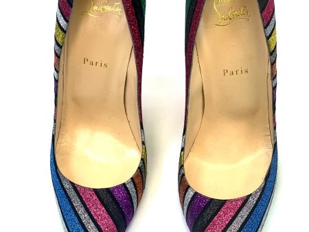 Shoes Heels Stiletto By Christian Louboutin In Multi-colored, Size: 9.5 Fashion