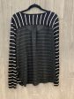 Top Long Sleeve By Cynthia Rowley In Black & White, Size: Xl Online now