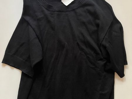 Sweater Short Sleeve By Ann Taylor O In Black, Size: Xs Sale