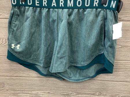 Athletic Shorts By Under Armour In Blue, Size: M For Cheap