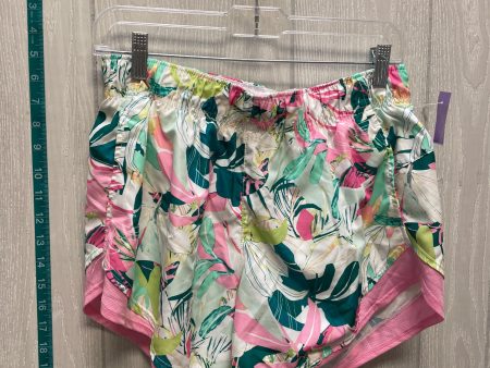 Tropical Print Athletic Shorts Athletic Works, Size M Discount