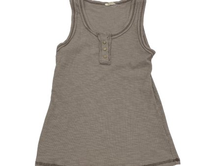 TAN TOP SLEEVELESS by LA MIEL Size:L Fashion