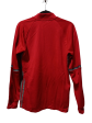 Athletic Jacket By Adidas In Grey & Red, Size: S Sale