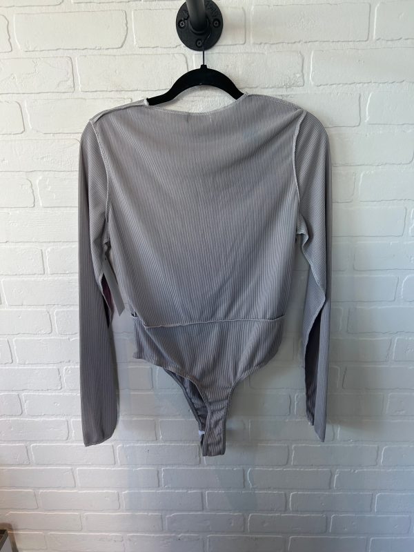 Bodysuit By Pretty Little Thing In Grey, Size: M Hot on Sale