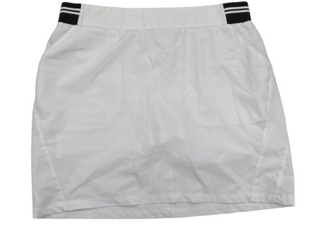 WHITE    CLOTHES MENTOR ATHLETIC SKORT, Size M on Sale