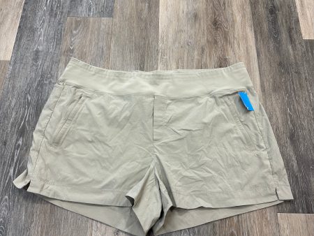 Athletic Shorts By Athleta In Tan, Size: 22 For Cheap