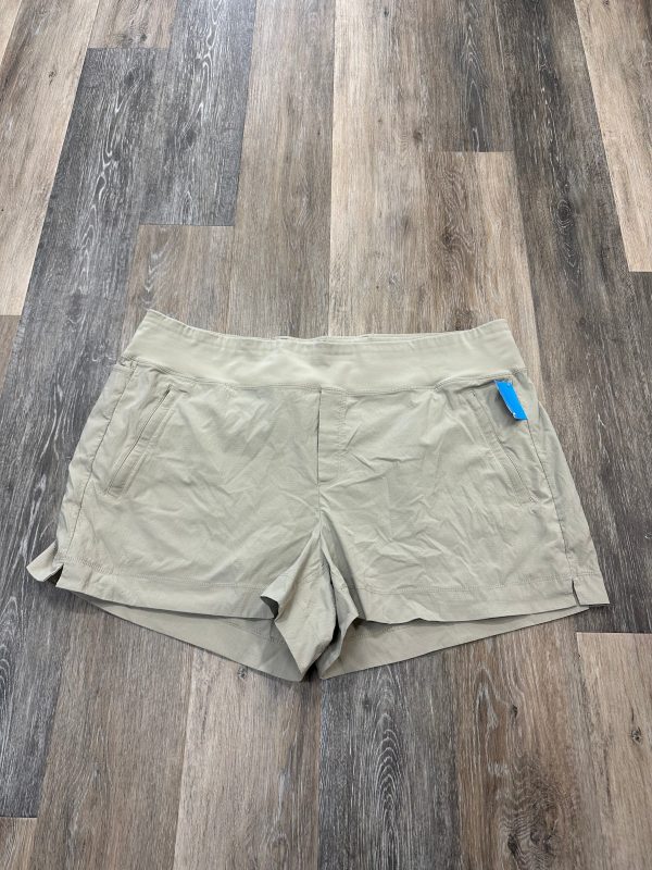 Athletic Shorts By Athleta In Tan, Size: 22 For Cheap