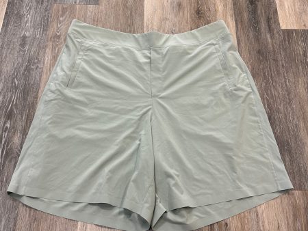 Athletic Shorts By Athleta In Green, Size: 22 For Discount