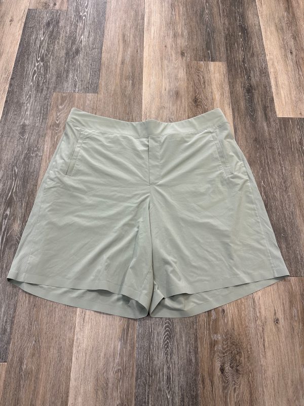 Athletic Shorts By Athleta In Green, Size: 22 For Discount