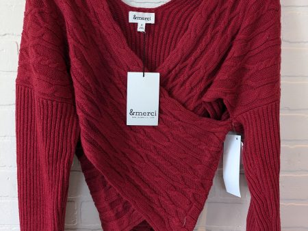 Sweater By Clothes Mentor In Red, Size: S Supply