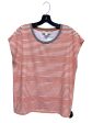 Top Sleeveless By Michael By Michael Kors In Orange & White, Size: M Supply