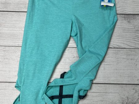 Athletic Capris By Zella In Turquoise, Size: L Online Sale