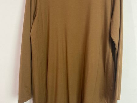 Top Long Sleeve By J. Jill In Brown, Size: L For Sale