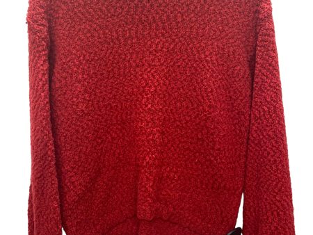 Sweater By Clothes Mentor In Red, Size: L For Sale