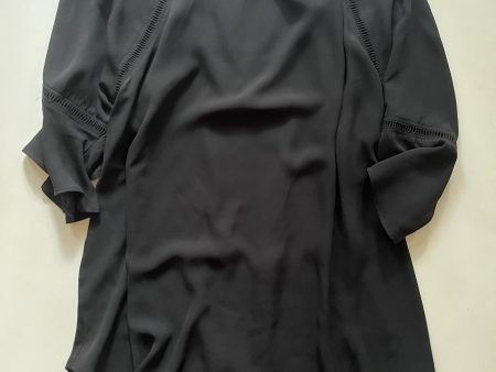 Blouse Short Sleeve By Loft In Black, Size: S Online now